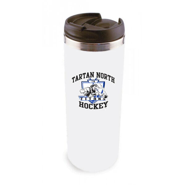 14 oz Stainless Steel Travel Tumbler - Sublimated Logo Thumbnail