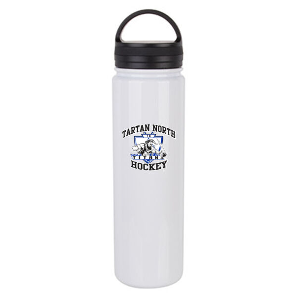 23 oz Stainless Steel Water Bottle - Sublimated Logo Thumbnail