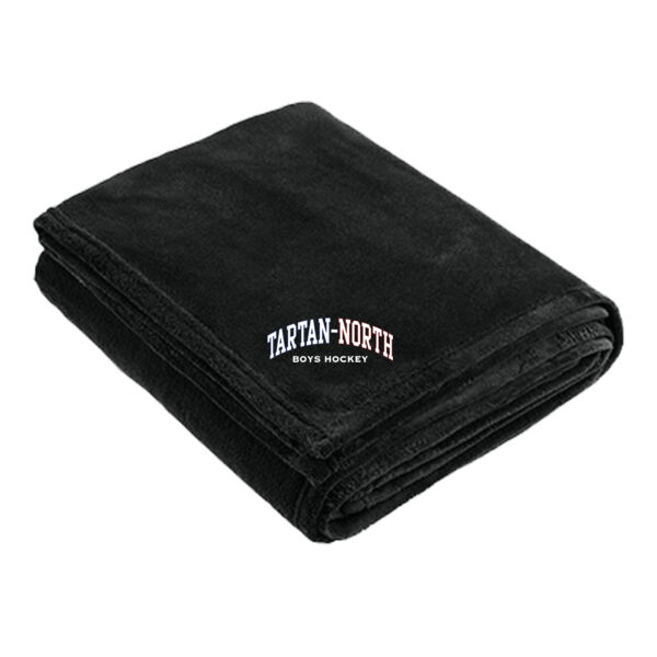 Port Authority® Oversized Ultra Plush Blanket - Embroidered Logo Thumbnail