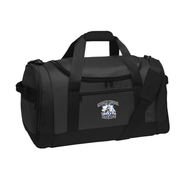 Port Authority® Voyager Sports Duffel - Embroidered Logo Thumbnail