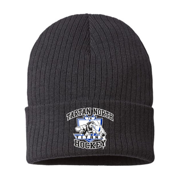Atlantis Headwear - Sustainable Rib Cuffed Beanie - Embroidered Logo Thumbnail
