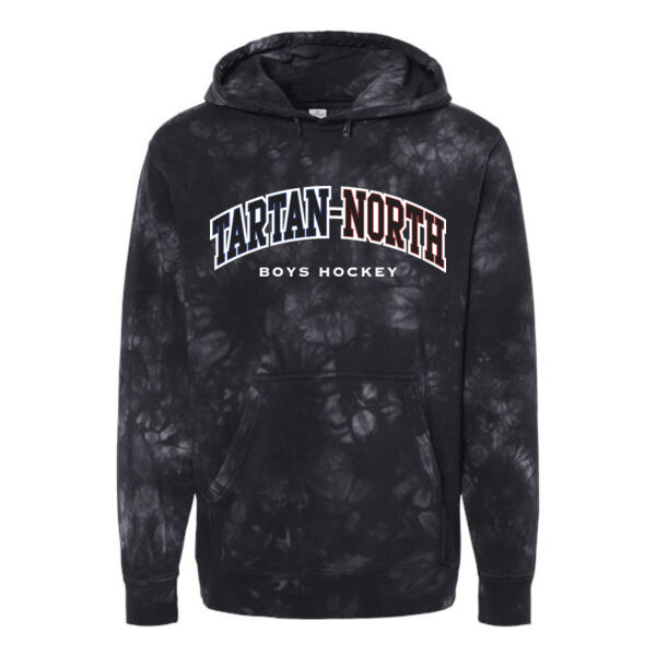Independent Trading Co - Unisex Midweight Tie-Dyed Hoodie - Applique Logo Thumbnail