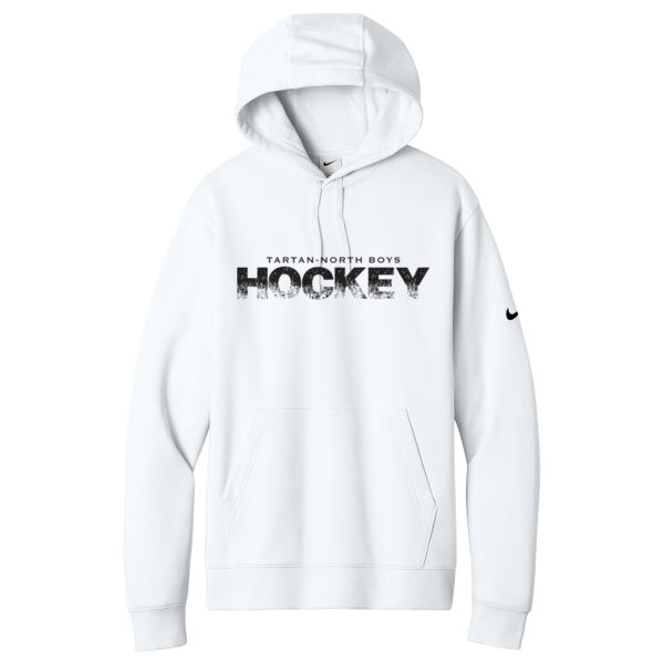 Nike Club Fleece Sleeve Swoosh Pullover Hoodie - Printed Logo Thumbnail