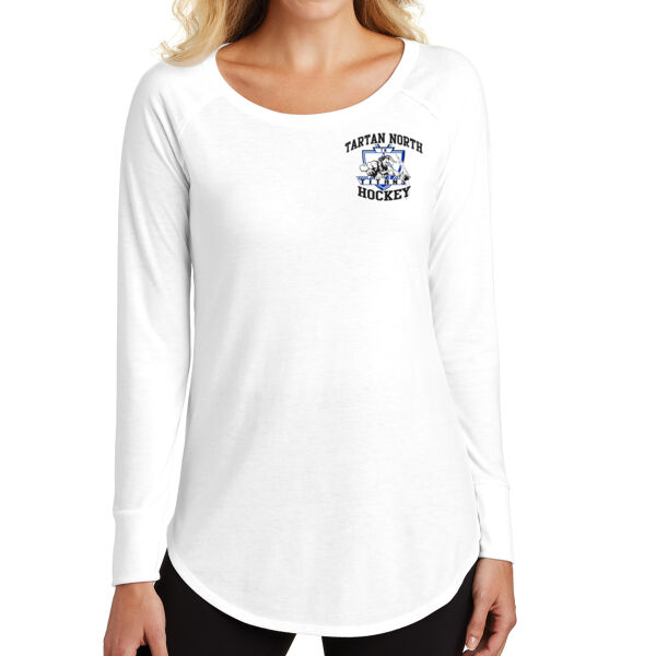 District® Women’s Perfect Tri® Long Sleeve Tunic Tee - Printed Logo Thumbnail