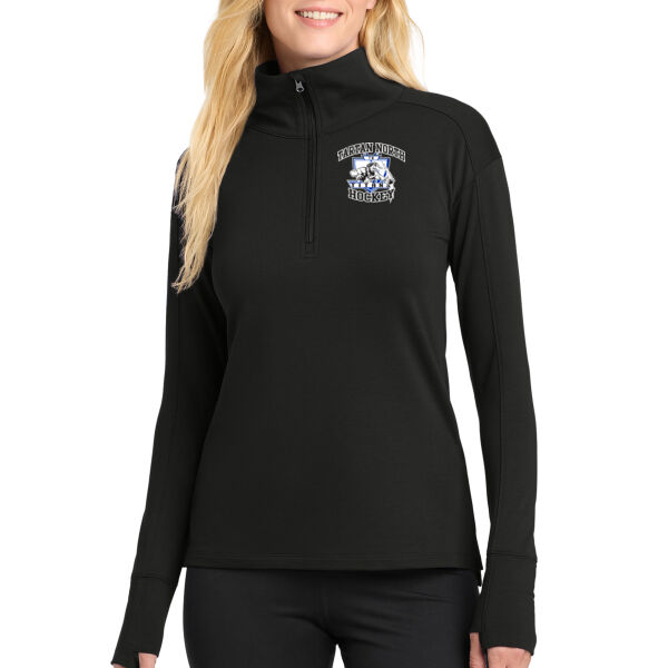 Sport-Tek® Women's Sport-Wick® Flex Fleece 1/4-Zip - Embroidered Logo Thumbnail