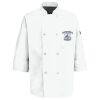 Eight Pearl Button Chef Coat with Thermometer Pocket Thumbnail