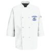Eight Pearl Button Chef Coat with Thermometer Pocket Thumbnail