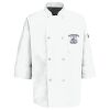 Eight Pearl Button Chef Coat with Thermometer Pocket Thumbnail