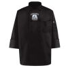 Black Knot Button Chef Coat Thumbnail